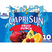 Capri Sun Fruit Punch Juice Drink Blend Pouches 10 pk - Shop Juice at H-E-B