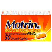 Motrin IB Pain Reliever Tablets