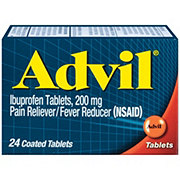 Advil Temporary Pain Relief Ibuprofen 200 Mg Coated Tablets