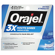 Orajel Instant Pain Relief For All Mouth Sores Maximum Strength Gel