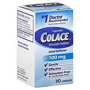Colace Stool Softener 100 mg Capsules