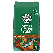 Starbucks Decaf House Blend Medium Roast Ground Coffee