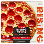 H-E-B Rising Crust Frozen Pizza - Uncured Pepperoni