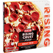 H-E-B Rising Crust Frozen Pizza - Meat Trio