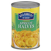 Hill Country Fare Unpeeled Apricot Halves – Heavy Syrup