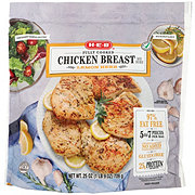 H-E-B Fully Cooked Frozen Chicken Breasts – Lemon Herb