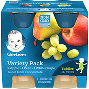 Gerber Fruit Juice - Variety Pack
