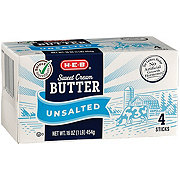 H-E-B Sweet Cream Unsalted Butter
