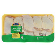 Hill Country Fare Bone-in Skin-on Chicken Thighs, Value Pack