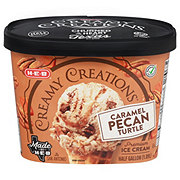 H-E-B Creamy Creations Caramel Pecan Turtle Ice Cream