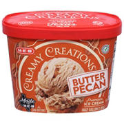 H-E-B Creamy Creations Butter Pecan Ice Cream