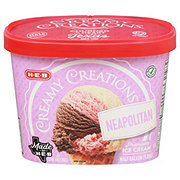 H-E-B Creamy Creations Neapolitan Ice Cream