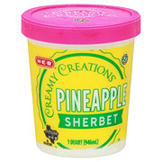 H-E-B Creamy Creations Pineapple Sherbet