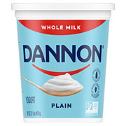 Dannon Whole Milk Plain Yogurt