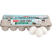 H-E-B Grade AA Cage Free Large White Eggs