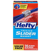 Hefty Hefty Trial Pack Quart Slider Storage Bags 7 ea Bulk Case 24