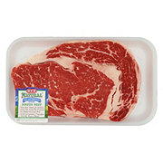 H-E-B Natural Beef Ribeye Steak Boneless, USDA Choice