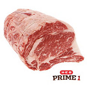 H-E-B Prime 1 Beef Bone-In Ribeye Roast - Cut & Tied