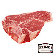 H-E-B Prime 1 Beef Bone-in T-Bone Steak, Thick Cut