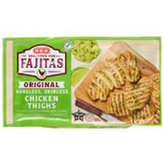 H-E-B Seasoned Boneless Skinless Chicken Thighs for Fajitas, Avg. 2.2 lbs
