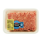 H-E-B Ground Pork, 80% Lean