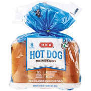 H-E-B Enriched Hot Dog Buns