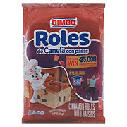 Bimbo Roles De Canela Con Pasas Cinnamon Rolls with Raisins