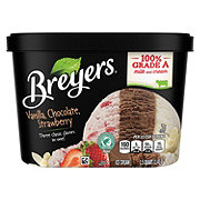 Breyers Vanilla Chocolate Strawberry Ice Cream