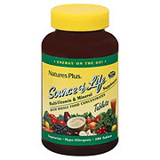 NaturesPlus Source of Life Multi-Vitamin & Mineral Supplement Tablets
