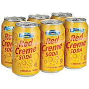 Hill Country Fare Red Creme Soda 6 pk Cans