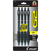Pilot G2 0.7mm Retractable Gel Pens - Black Ink