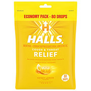 Halls Relief Cough Drops - Honey Lemon
