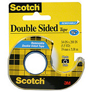 Scotch Removable Double Sided Tape .75x200 in