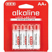 H-E-B Alkaline AA Batteries