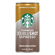 Starbucks Double Shot Espresso + Cream Premium Coffee Drink