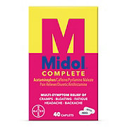 Midol Complete Maximum Strength Multi-Symptom Relief Caplets Value Size