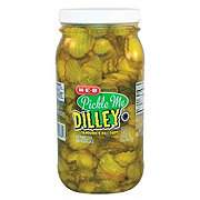 H-E-B Pickle Me Dilley Hamburger Dill Chips