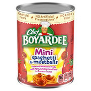 Chef Boyardee Mini Spaghetti and Meatballs