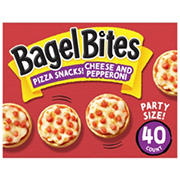 Bagel Bites Cheese & Pepperoni Mini Bagels, Frozen Appetizer