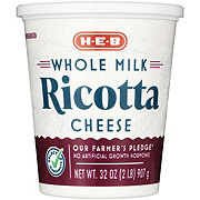 H-E-B Whole Milk Ricotta Cheese