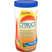 Citrucel Sugar Free Orange Methylcellulose Fiber Therapy Powder