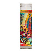 Reed Candle Milagro del Tepeyac Religious Candle - White Wax