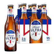 Michelob ULTRA Superior Light American Lager Beer Bottles, 6 pack