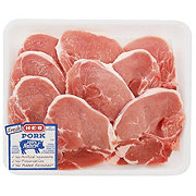 H-E-B Bone-In Center Loin Pork Chops - Value Pack