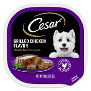 Cesar Classics Grilled Chicken Flavor in Meaty Juices Wet Dog Food
