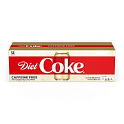 Coca-Cola Caffeine Free Diet Coke 12 oz Cans