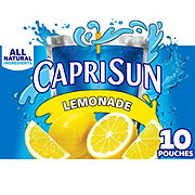 Capri Sun Lemonade Juice Drink 6 oz Pouches