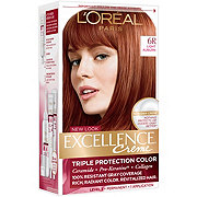 L'Oréal Paris Excellence Créme Permanent Hair Color, 6R Light Auburn