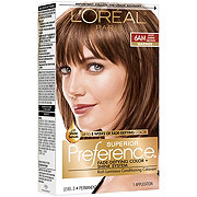 L'Oréal Paris Superior Preference Permanent Hair Color, 6AM Light Amber Brown