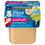 Gerber Natural for Baby Wonderfoods 2nd Foods - Banana Apple & Pear